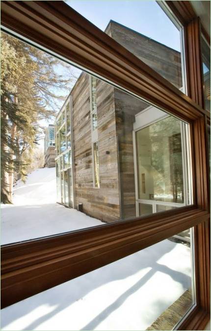 Intérieur de la résidence Piampiano par Studio B Architects, Woody Creek, Colorado, USA