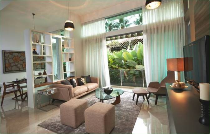 Design intérieur du salon de HK House par ONG&amp;ONG