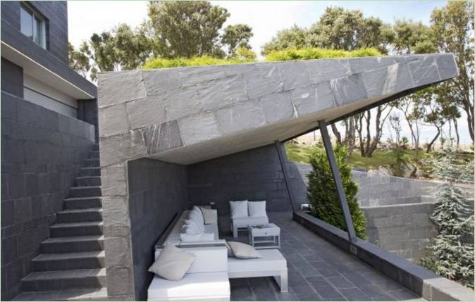 Le balcon de la Casa Constanza en Espagne