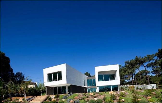 La façade de la Maison Godiva au Portugal