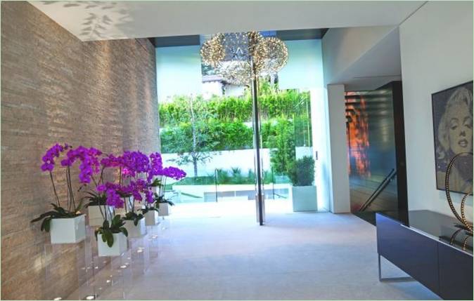 Hall d'entrée de Laurel Way par Whipple Russell Architects en Californie
