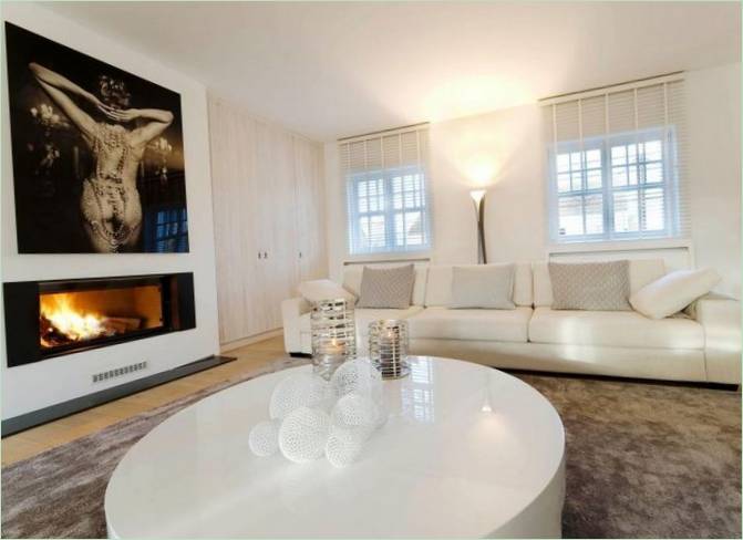 Aménagement intérieur d'une résidence belge