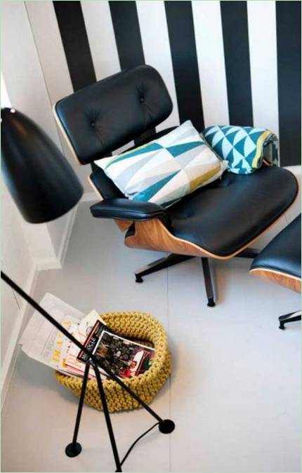 Un fauteuil relaxant à l'intérieur