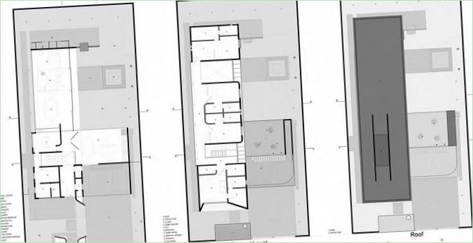 Plans du rez-de-chaussée et du premier étage