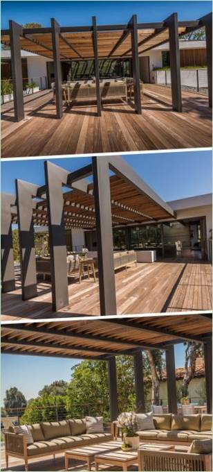 Un patio extérieur en Californie