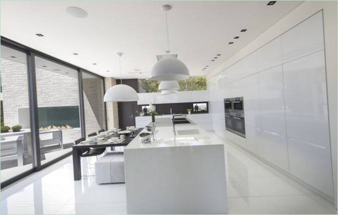 Cuisine Laurel Way par Whipple Russell Architects en Californie