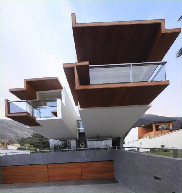Conception futuriste de la maison privée La Planicie, Pérou