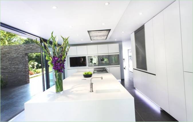 Espace cuisine magnifiquement conçu à Southampton, Angleterre