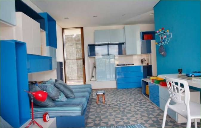 L'intérieur de la maison BT à Sao Paulo