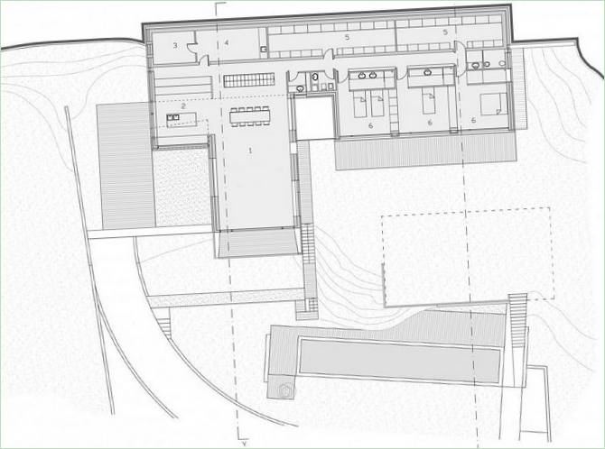 Plan d'étage de Casa Y