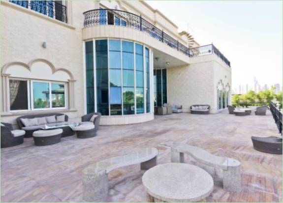 Conception d'une villa de luxe orientale et arabe