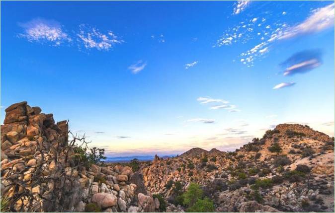 Vue sur le paysage environnant