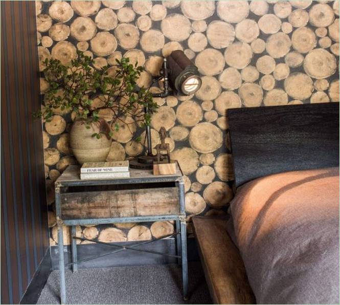 Lampe vintage dans un intérieur de maison de campagne