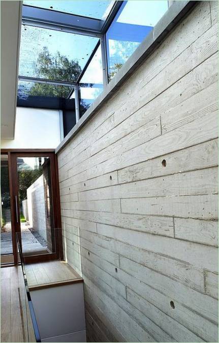 Murs en bois d'une maison