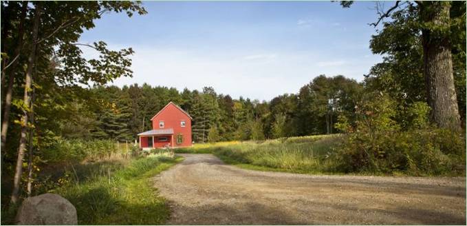 Extérieur d'une maison de campagne