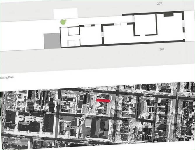 Plans d'une maison de poupée dans la banlieue de Melbourne