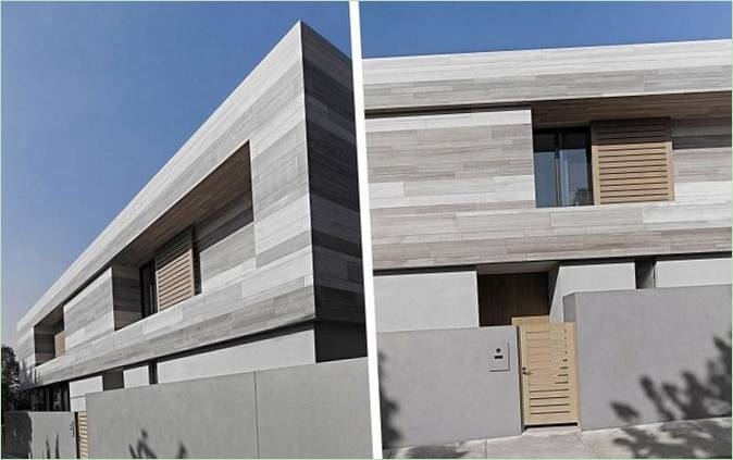 Façade de la maison Aussie