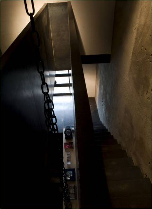 L'intérieur de la maison du moulin reconstruite