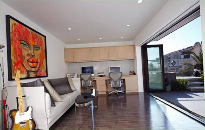 Aménagement intérieur d'une maison privée en Californie