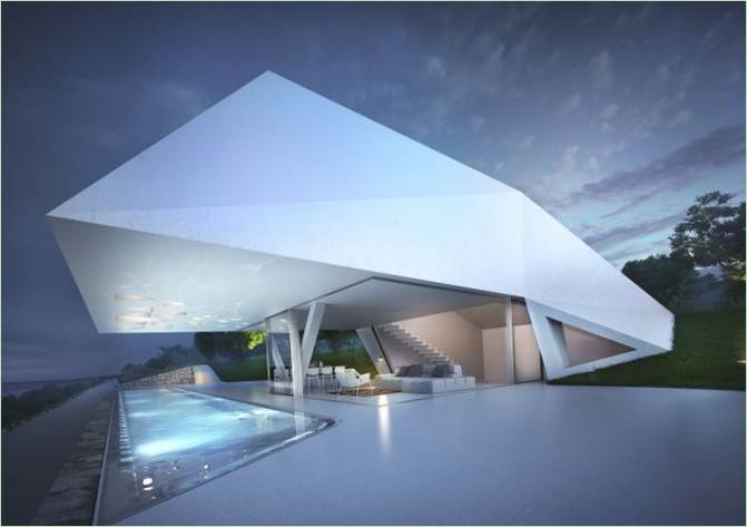 Villa F en Grèce
