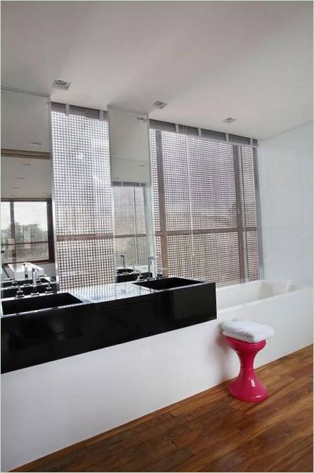 L'intérieur de la maison BT à Sao Paulo