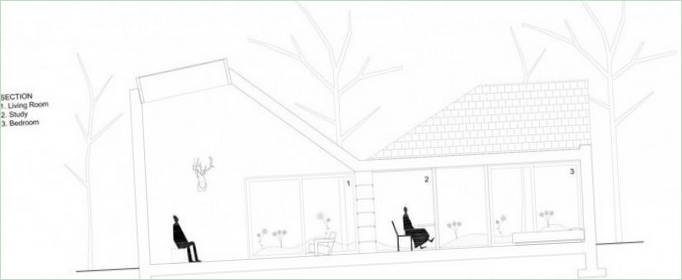 Plans d'étage d'une résidence privée Huis voor Patrick