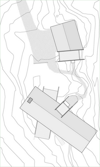 Projet d'une maison avec vue sur la côte de l'île de San Juan