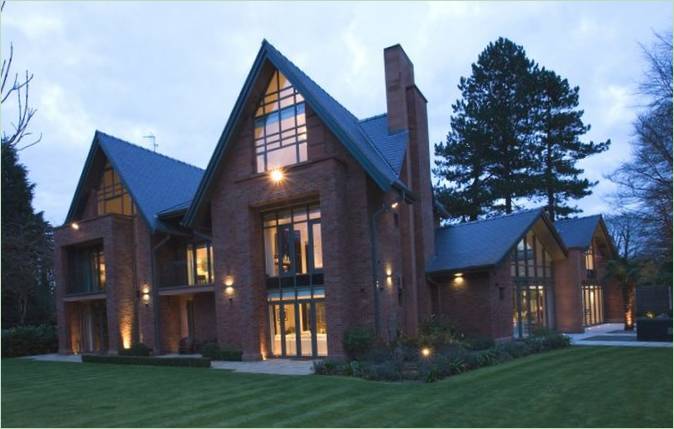 L'extérieur d'une maison FBH en Angleterre