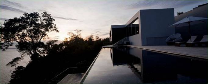 Résidence privée Serenity House au lever du soleil