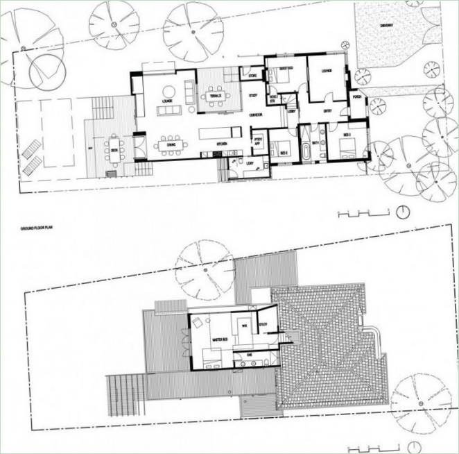 Plan de la maison à Brighton