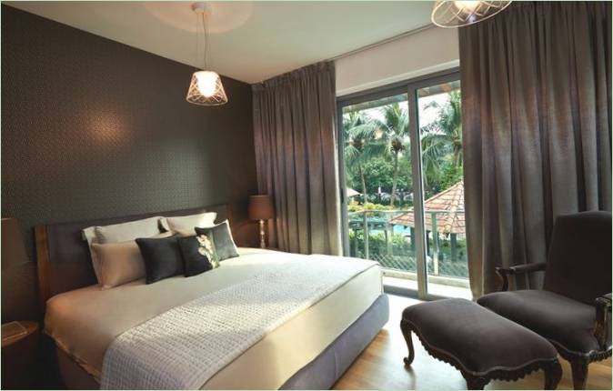 Chambre à coucher de luxe de HK House, design intérieur par ONG&amp;ONG