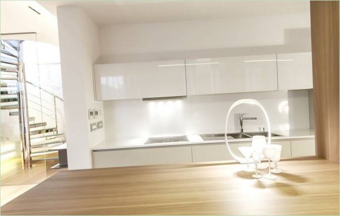 Aménagement intérieur de la cuisine moderne
