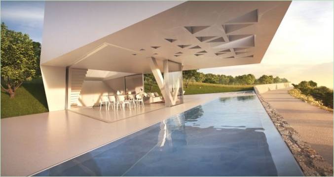 Villa F en Grèce