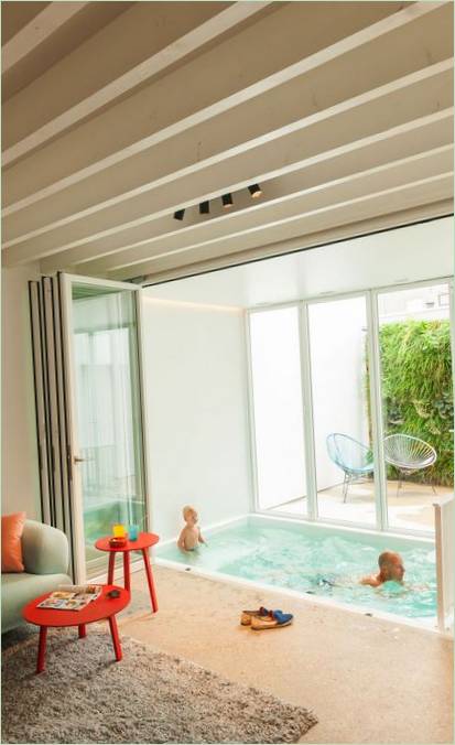 Intérieur d'une maison moderne LKS à Lier, en Belgique