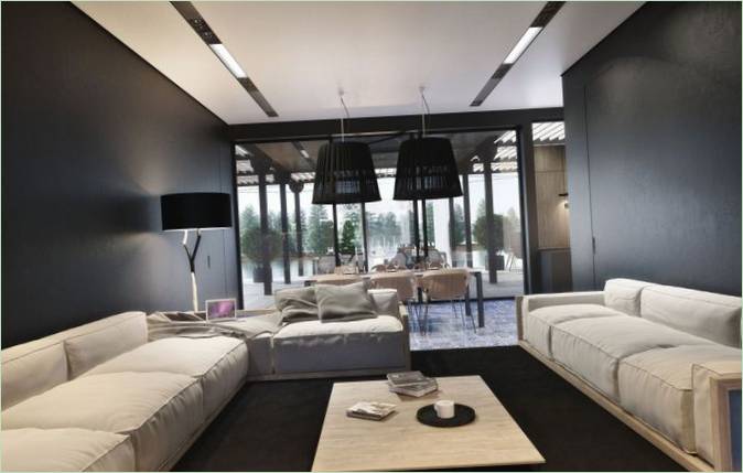 Aménagement intérieur du salon