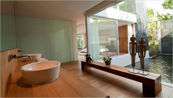 Conception des toilettes de la résidence privée Serenity House