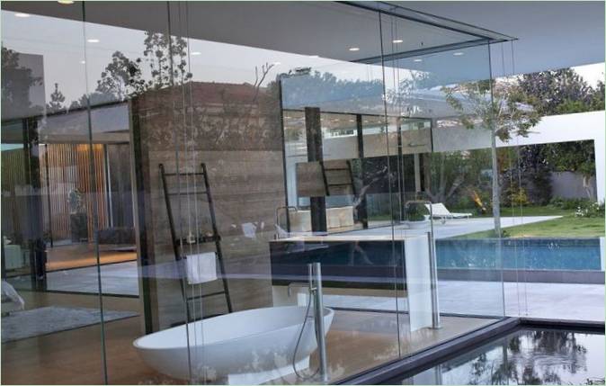 Les murs de verre de Float House