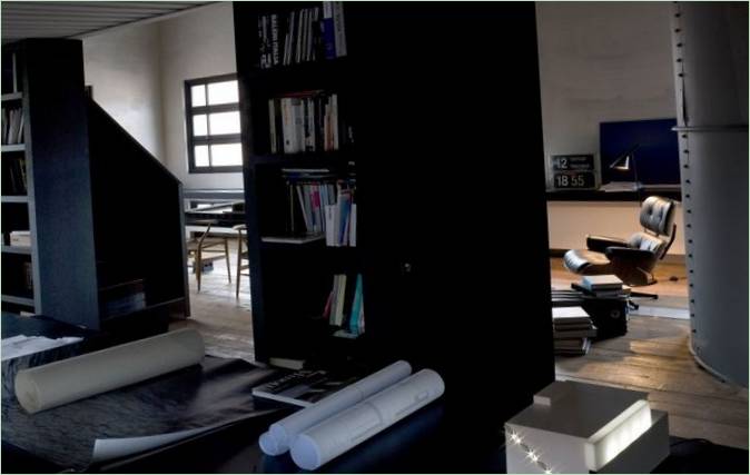 Intérieur de la maison du moulin rénovée