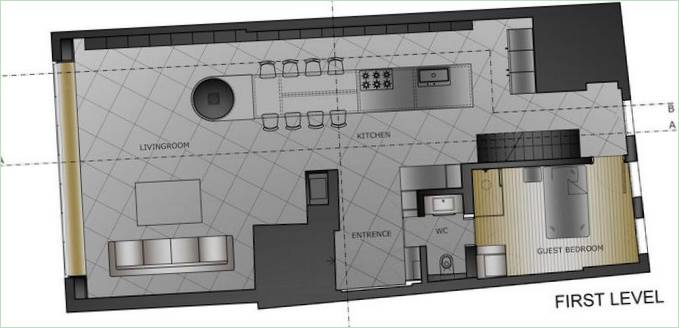 Plan du loft de Karakoy