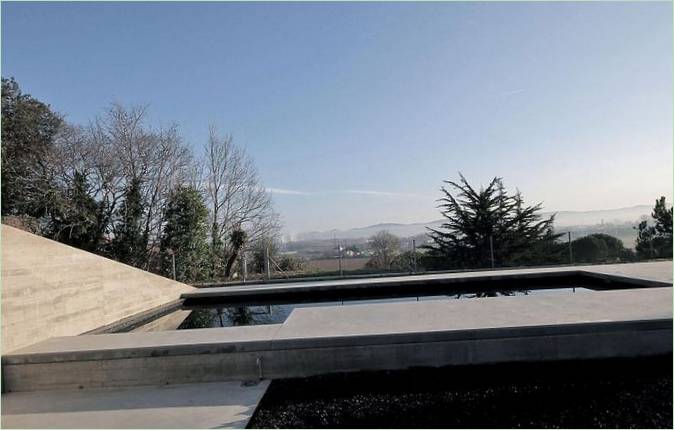 Piscine en terrasse