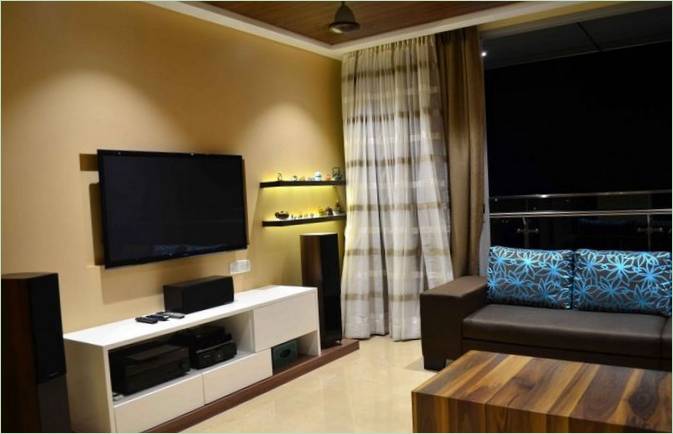 Le design de l'appartement luxueux de Ravi S. Chauhan à Andheri House. Chauhan