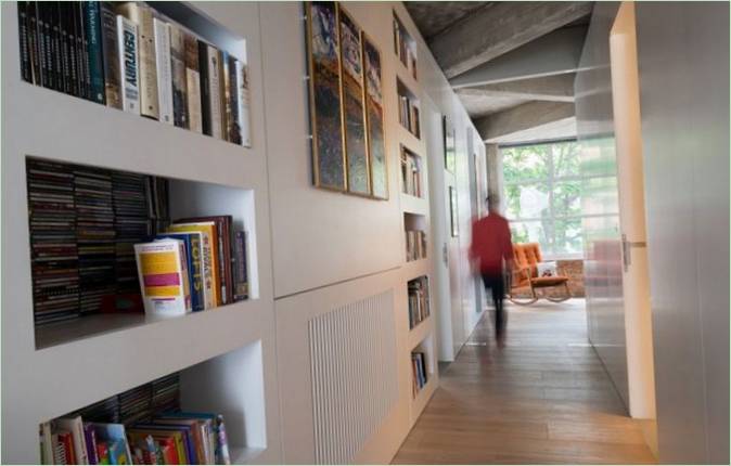 Clerkenwell Loft apartment home library à Londres