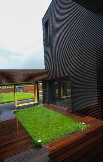 Aménagement intérieur d'une maison en bois et en pierre A.B. Maison à Timisoara, Roumanie