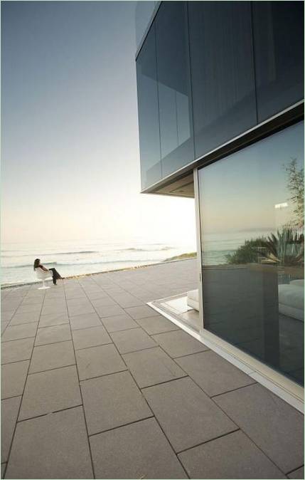 Maison californienne avec vue sur l'océan