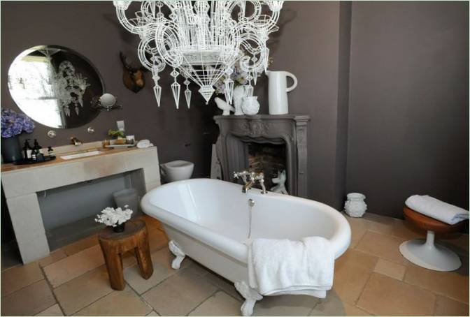 Salle de bains glamour