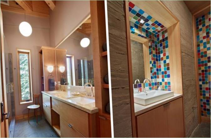 Aménagement intérieur de la salle de bain par Mt. Lincoln Construction &amp ; BCV Architects