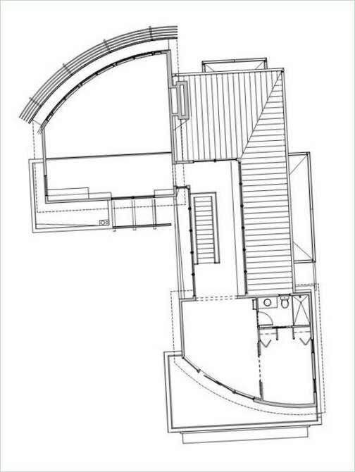 Plan de la résidence Sunset Point par David Vandervort Architects à Seattle