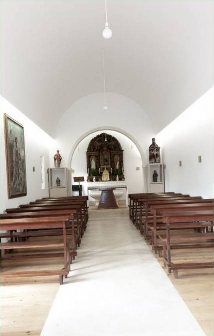 Intérieur de l'église de Capela