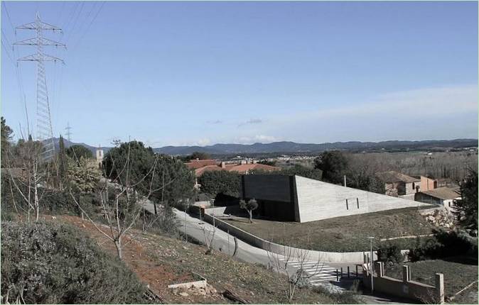 La maison dans le paysage environnant