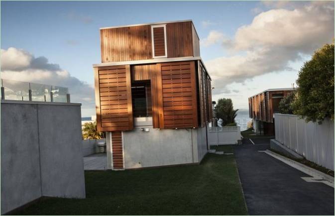 Design intérieur de la maison Takapuna en Nouvelle-Zélande